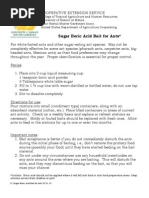 Sugar Boric Acid Bait Ants