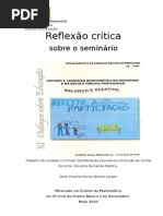 Relexão crítica sobre a cidadania