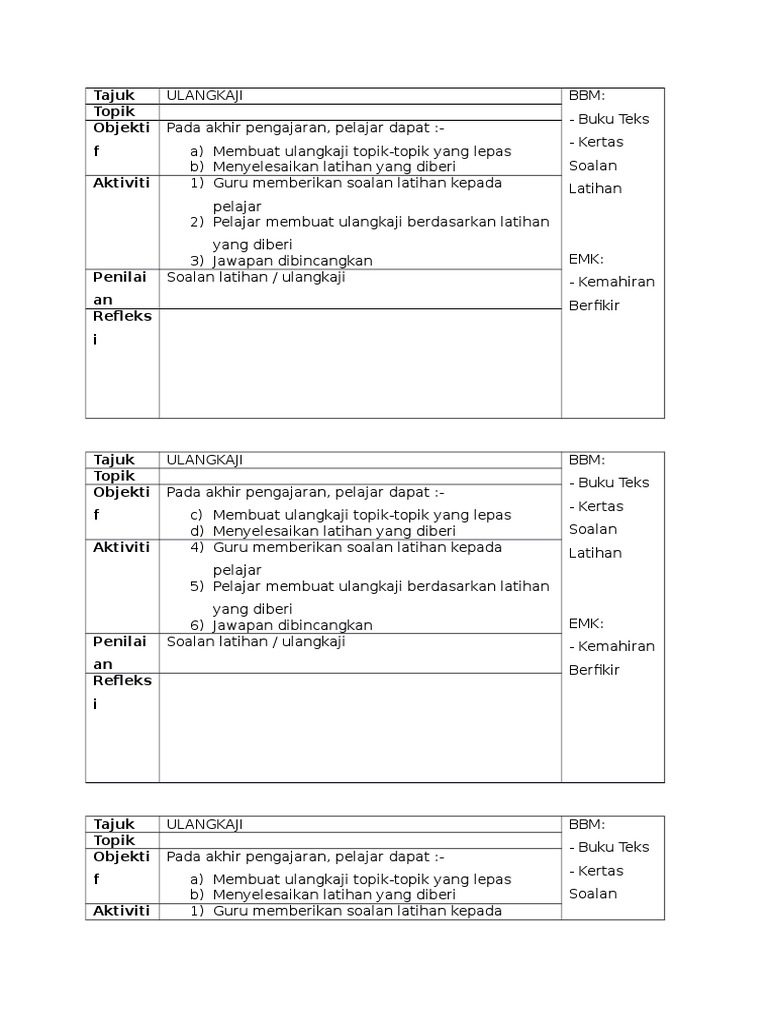 Rph Ulangkaji Pdf