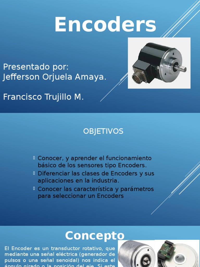 Funcionamiento y Tipos de Encoders | PDF | Ingenieria Eléctrica ...