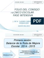 Cte Fase Intensiva.. Agosto 015