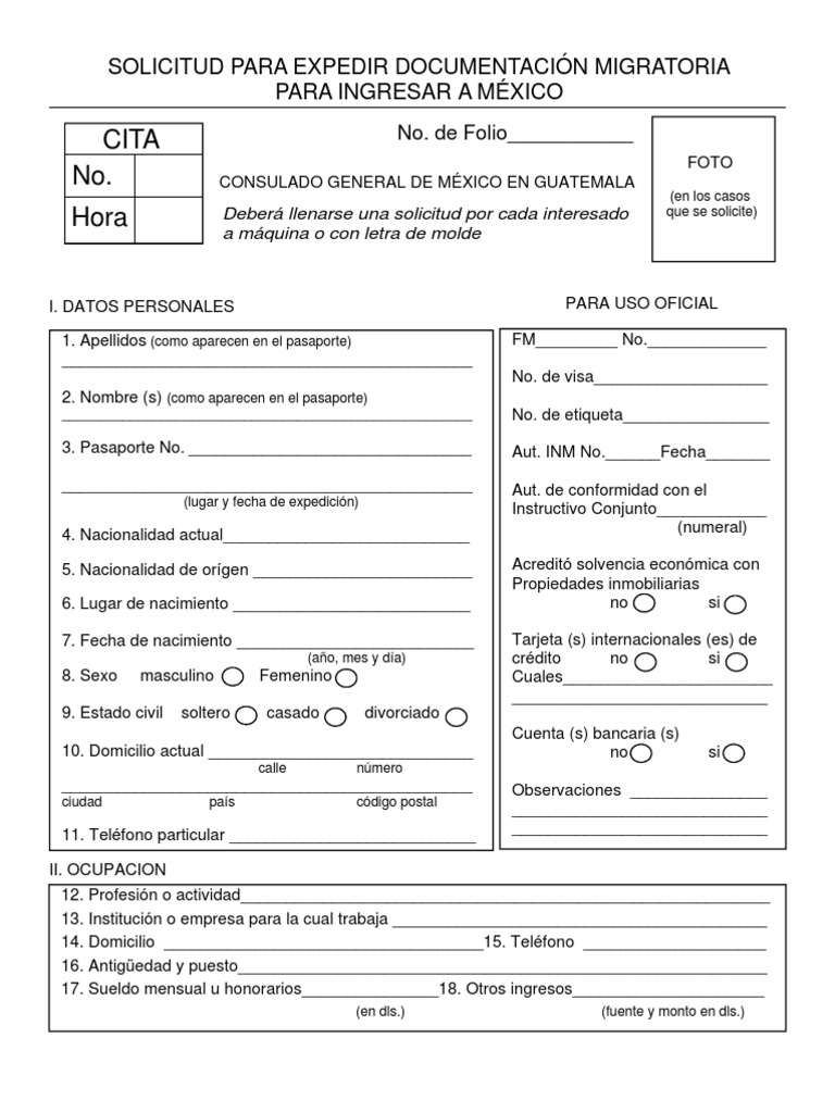 Visa mexicana para turcos