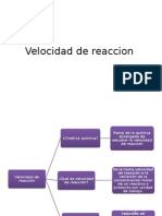 Velocidad de Reaccion