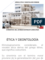 Ética y deontología forense