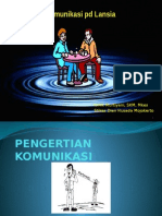 Komunikasi PD Lansia