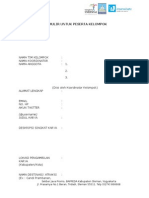 Formulir Untuk Peserta Kelompok