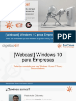 Windows 10 Para Empresas (Sesión 2 de 2)