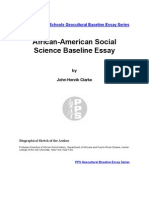  African American Social Science Baseline Essay by John Henrik Clarke