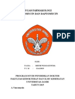 Vancomysin Dan Daptomycin - Meitri Wijaya Kusuma G1A113019-3