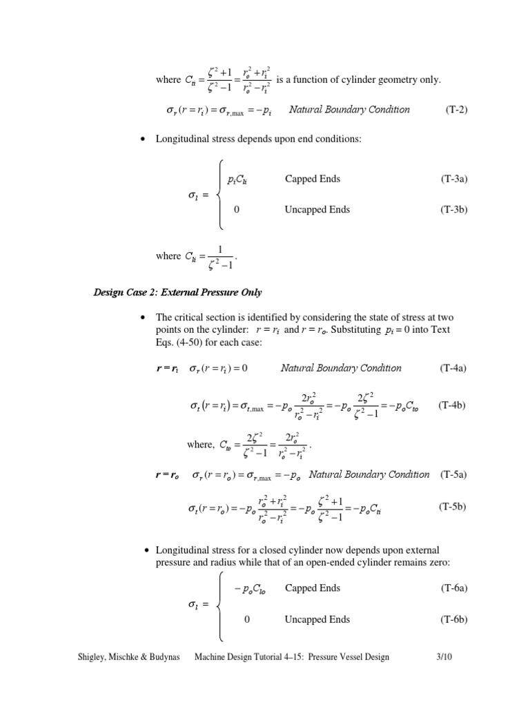 Pressure Vessel Design Fundamentals | PDF | Teaching Methods & Materials