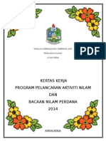 2014 - Kertas Kerja Majlis Pelancaran Nilam & Bacaan Nilam Perdana 2014