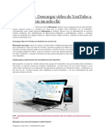 Mobogenie - Descargar Vídeo de YouTube A Tu Android Con Un Solo Clic