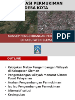 Restorasi Permukiman Desa Kota Di Kabupaten Sleman