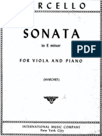 Marcello - Sonata in E Minor (Viola and Piano)