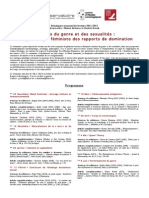 Séminaires Théories Du Genre Présentation Et Dates