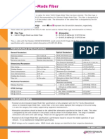 G.652 Single Mode Fiber Codes