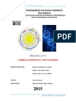 Informe N1 Codigo Genetico y Mutaciones