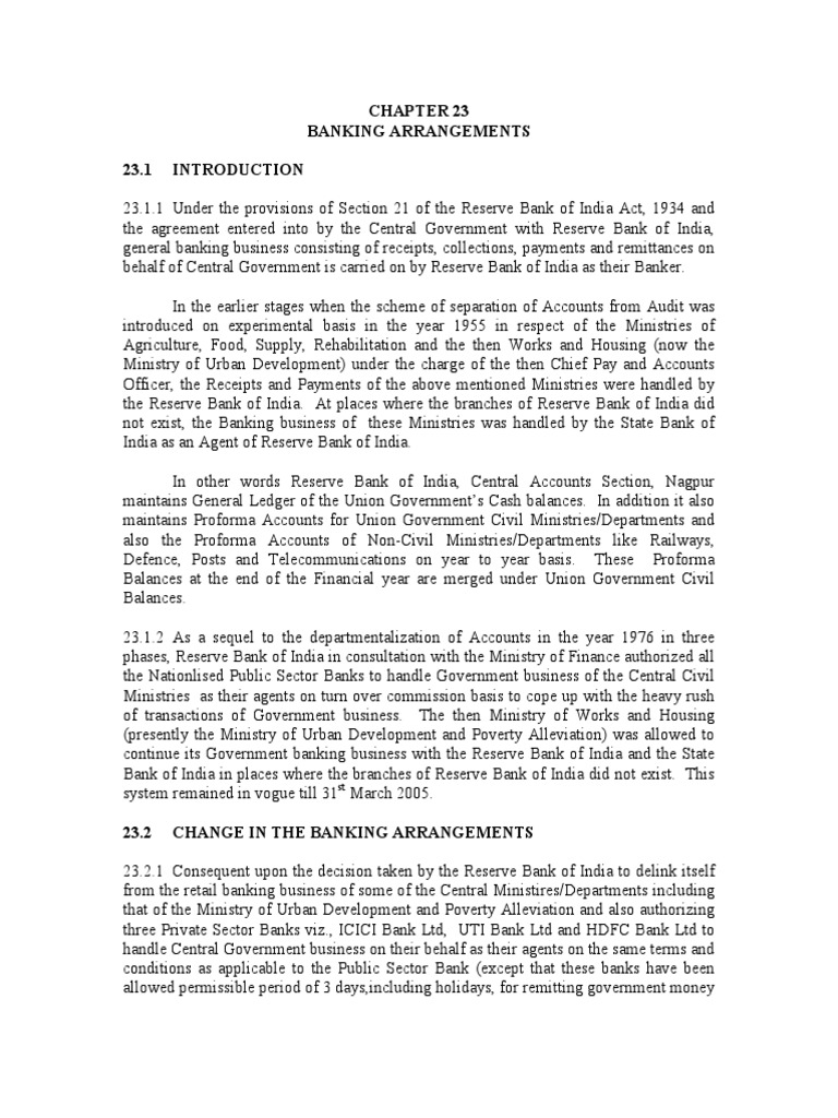 CPWD Banking Arrangements Overview | PDF | Debits And Credits | Cheque