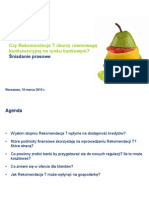 Prezentacja Deloitte Rekomendacja T 18.03.2010