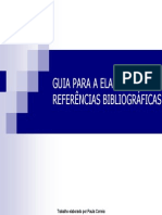 Guia Para a Elaboração de Referências Bibliográficas