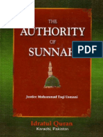The Authorty of Sunnah English