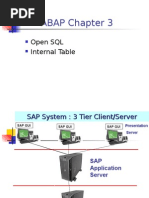 ABAP Open SQL & Internal Table