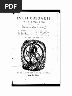 Scaliger Poetica 1561