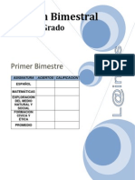 2do Grado Bimestre 1