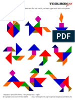 Tangrams Print Sheet5 Color