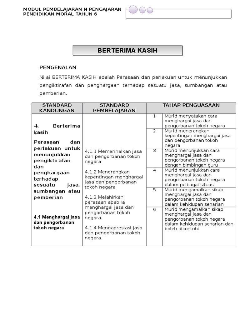 Rph Terima Kasih 1 Pdf