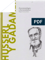 30. Garcia-Baró, Miguel - Husserl y Gadamer. Fenomenología y Hermenéutica