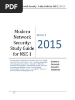 Modern Network Security NSE1 Study Guide Ebook