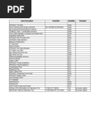 Tools Inventory