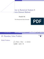 Introduction To Numerical Analysis II: Finite Element Method