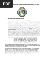 El Sindicato Unitario de Trabajadores de La Educación Del Perú