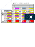 Jadwal Piket Juli