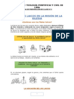 11 Los Fieles Laicos en La Misión de La Iglesia