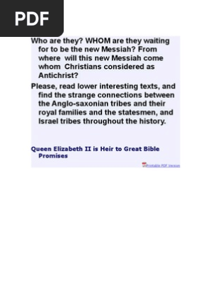 Queen Elizabeth II is Heir to Great Bible Promises