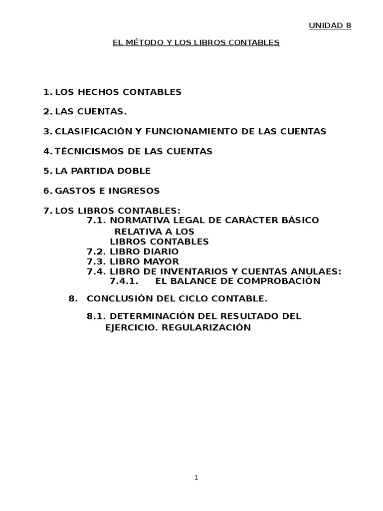 Unidad 8 | PDF | Hoja de balance | Contabilidad