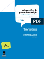 168 Questões de Provas de Aferição - 2.º Ciclo - Sebenta. Arminda Pereira