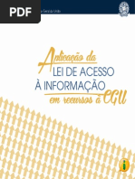Aplicação da Lei de Acesso à Informação em Recursos à CGU