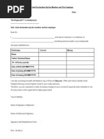 EPFO Name Change Correction Form PDF | PDF