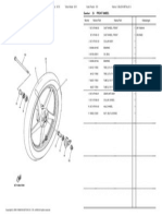 Fz150 V-Ixion Front Wheel