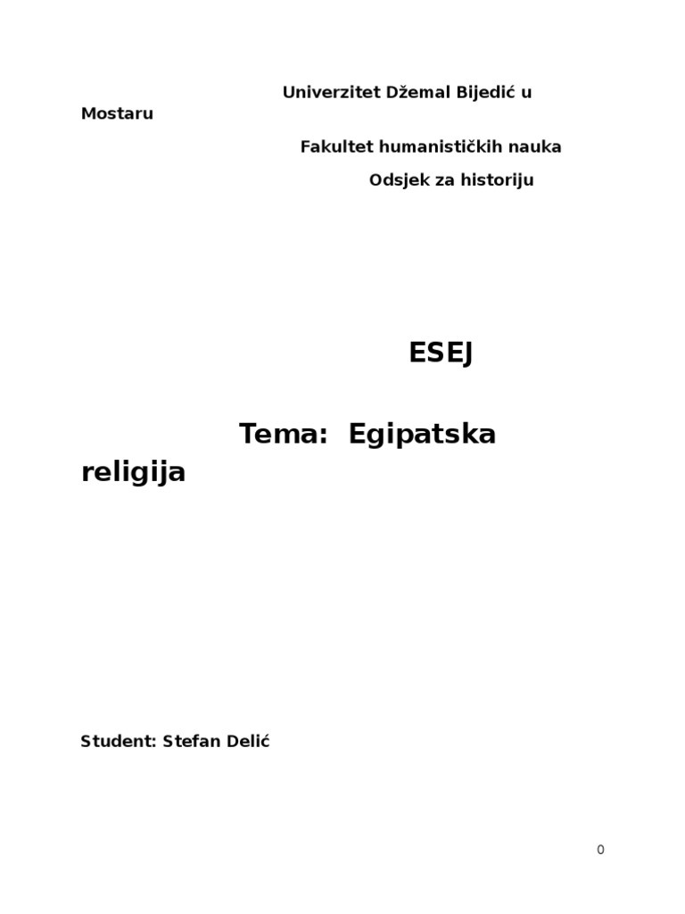 ESEJ-Egipatska Religija | PDF, image size:768x1024