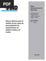 Marcos Teóricos Para El Análisis de Las Zonas de Procesamiento de Exportaciones en América Latina y El Caribe