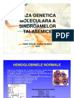 Baza Genetica Moleculara in Talasemii