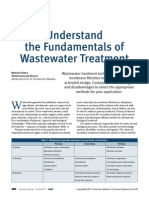 Understand the fundamentals of waste water treatment 