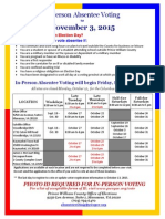 Prince William County Early Voting Information