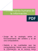 Procesamiento Humano de La Informaci+ N