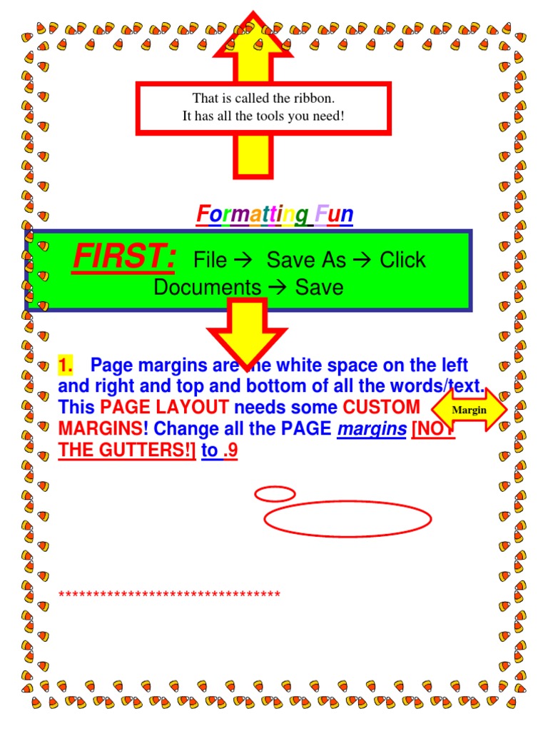 Formatting A Word Document PDF | PDF | Typography | Text
